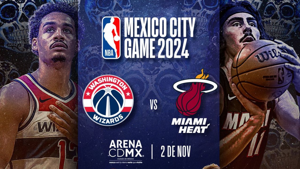 Miami y Washington, protagonistas del NBA Mexico City Game 2024 24 Horas