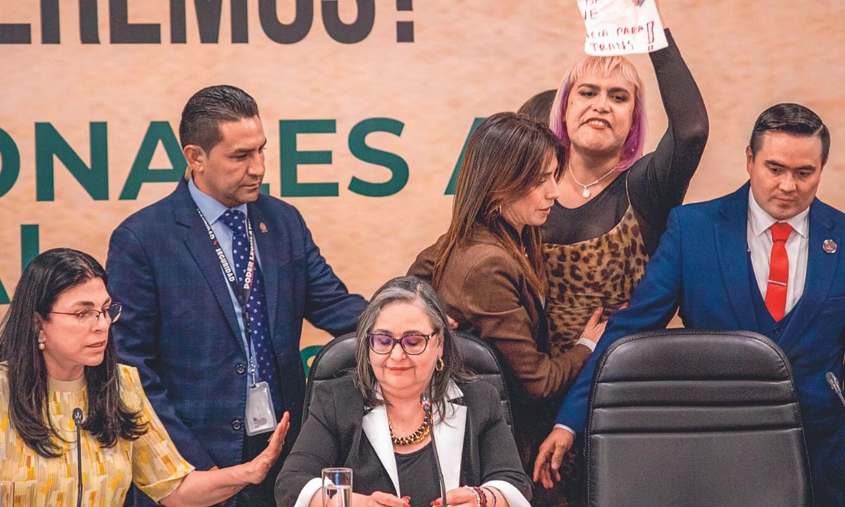 Llamado. Durante los diálogos por la reforma judicial, la presidenta de la Corte, Norma Piña, pidió que los cambios no sean discutidos con celeridad.