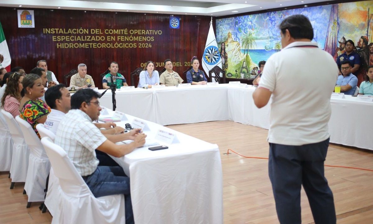Se instala Comité para hacer frente a Temporada de Huracanes en Isla Mujeres