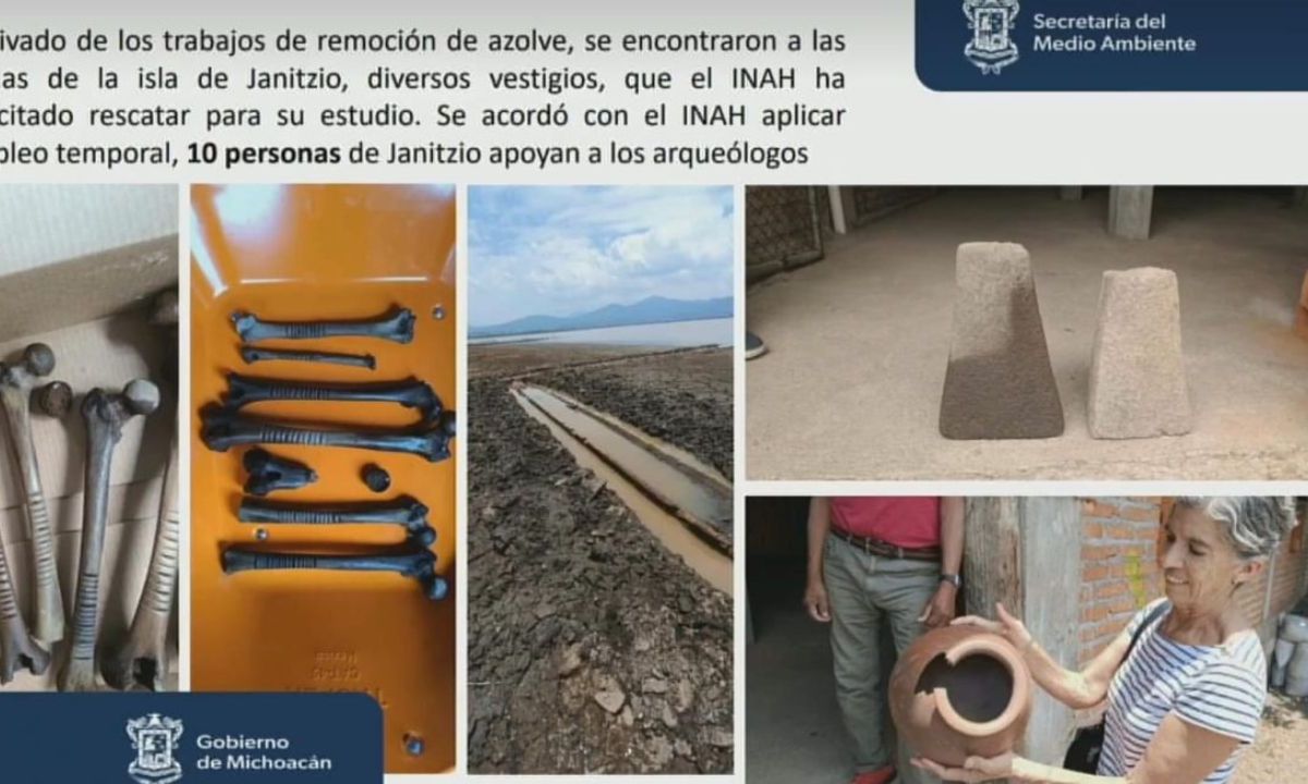 DESCUBRIMIENTO. El INAH realiza los estudios para determinar si son artefactos arqueológicos.