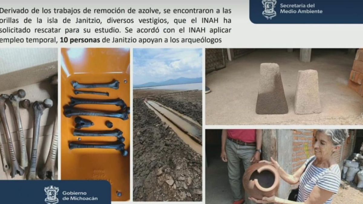 DESCUBRIMIENTO. El INAH realiza los estudios para determinar si son artefactos arqueológicos.