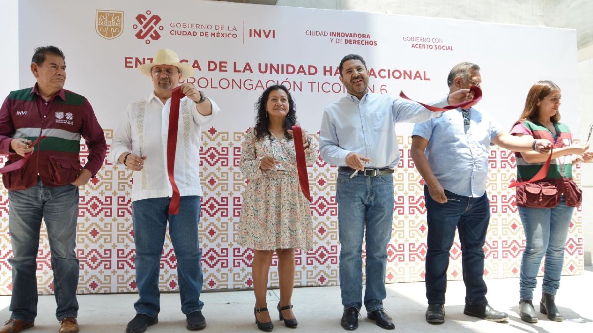 Martí Batres encabeza la entrega de nuevo complejo habitacional del INVI en Azcapotzalco