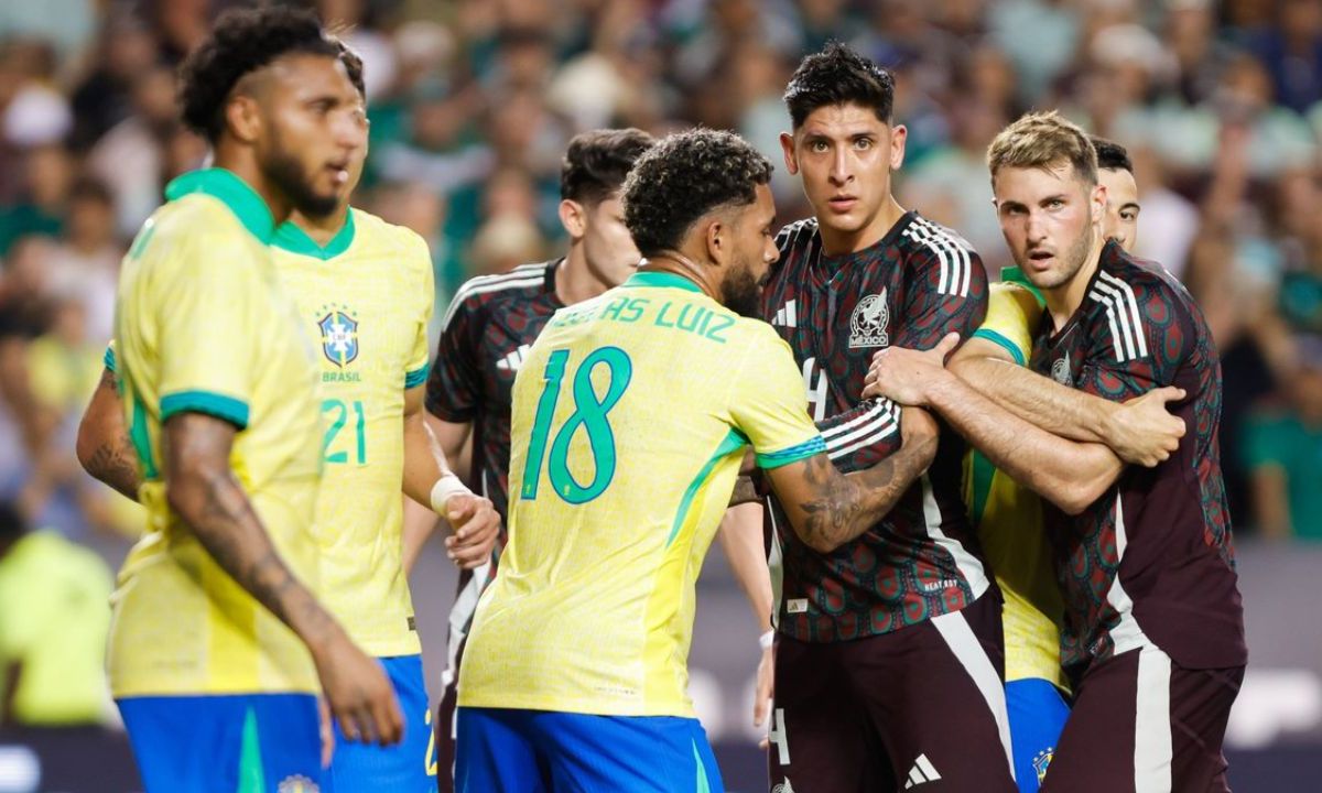 México pierde ante Brasil en el último partido de preparación rumbo a Copa América 2024