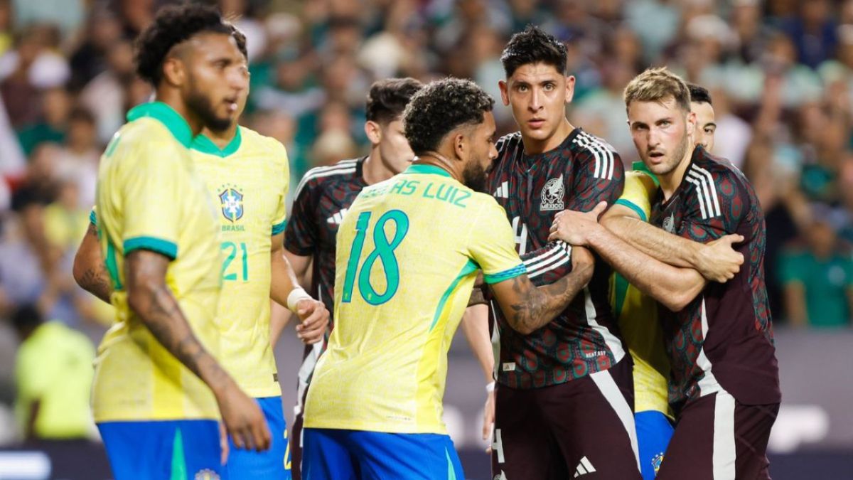 México pierde ante Brasil en el último partido de preparación rumbo a Copa América 2024