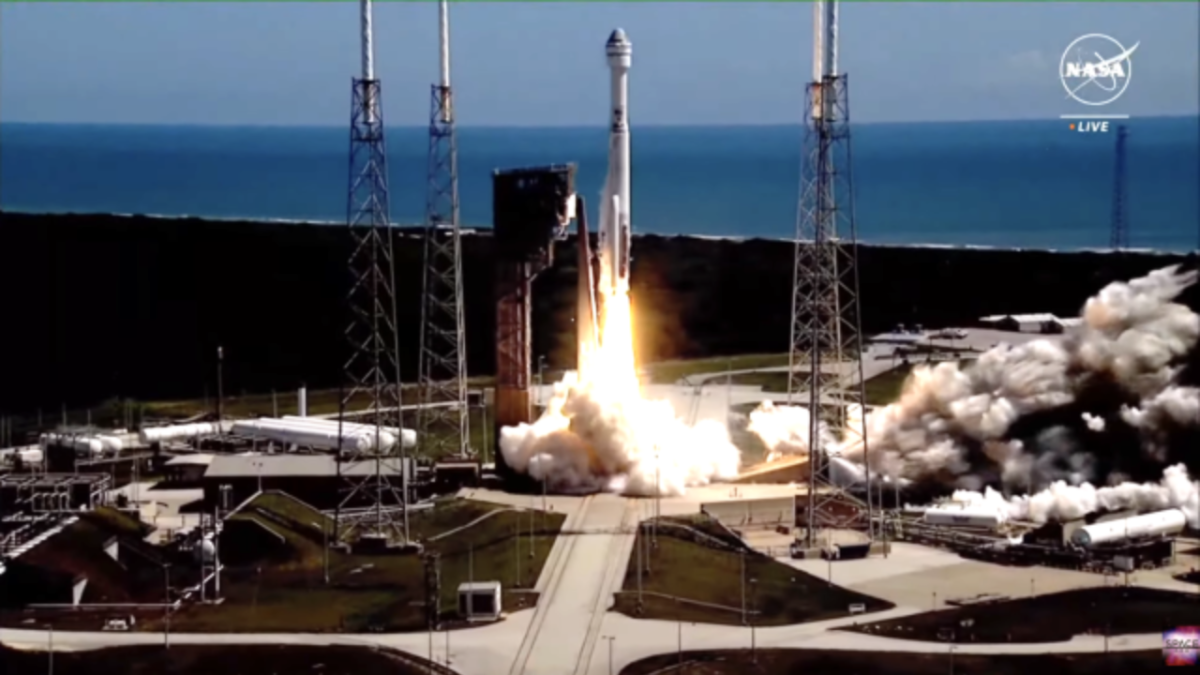 Boeing lanza su primer misión tripulada a la Estación Espacial