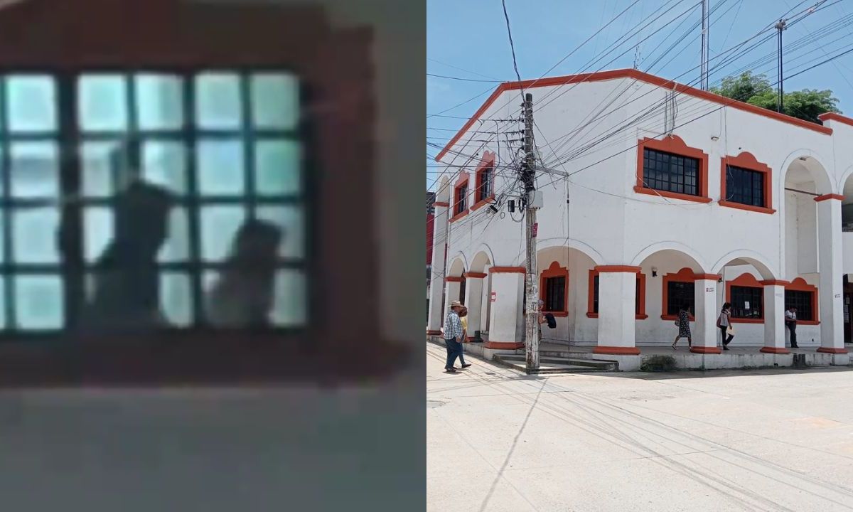 Captan a empleados del Ayuntamiento de Huixtla teniendo intimidad en el Palacio Municipal: los destituyen