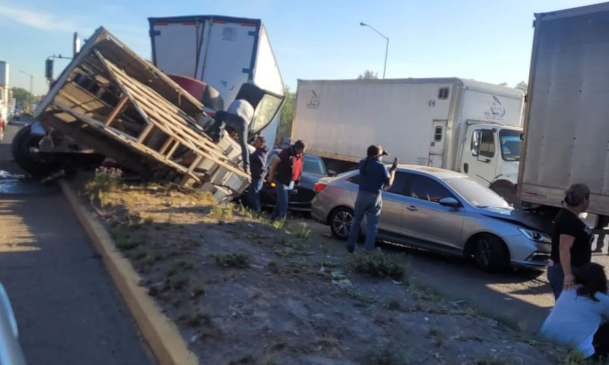 accidente en la autopista México-Querétaro