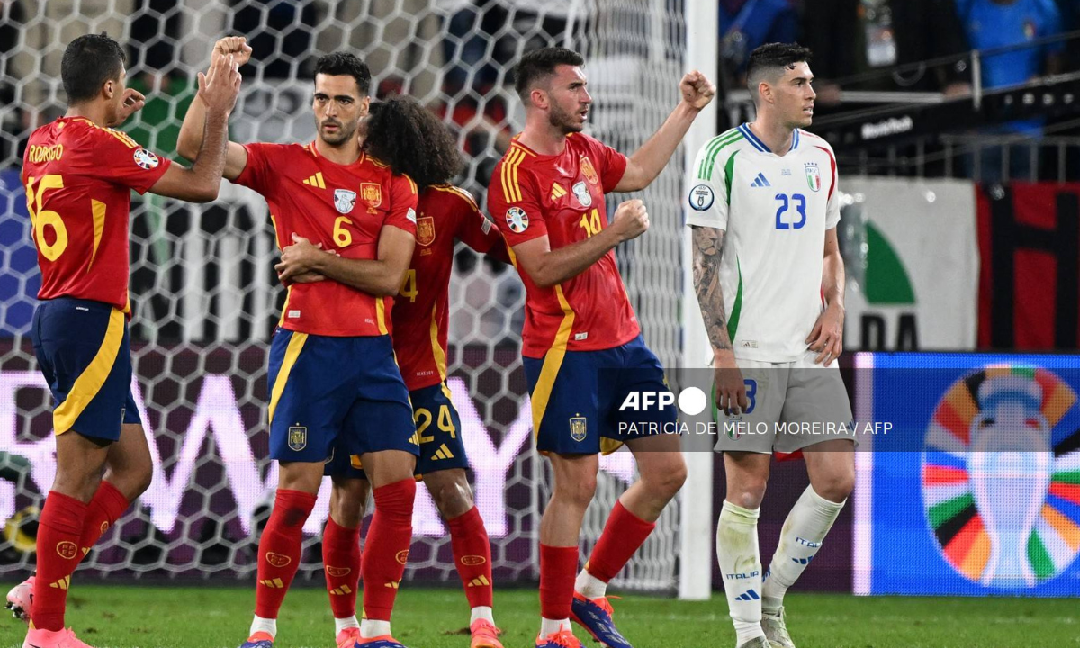 España derrota a Italia