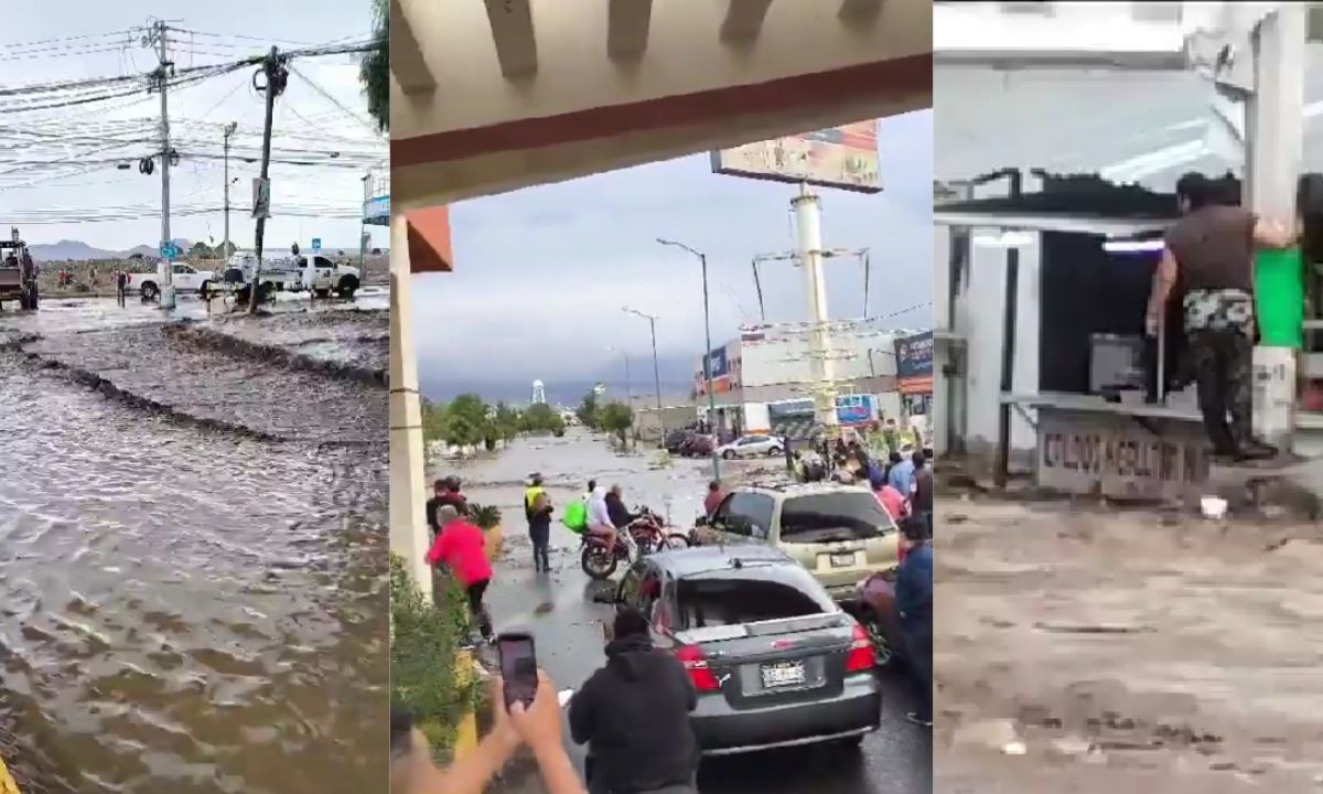 A través de redes sociales exhibieron video del reporte del desbordamiento del río San Martín en Chalco