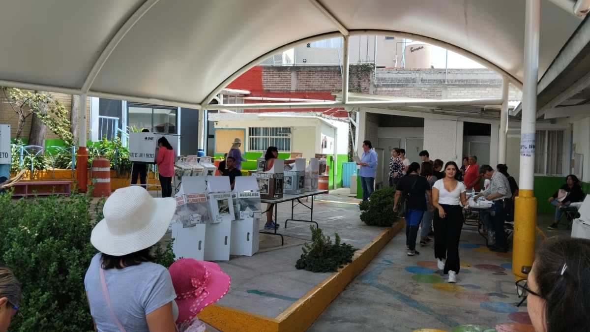 En La Magdalena Contreras, con participación ciudadana sin contratiempos, según información de los representantes del INE.