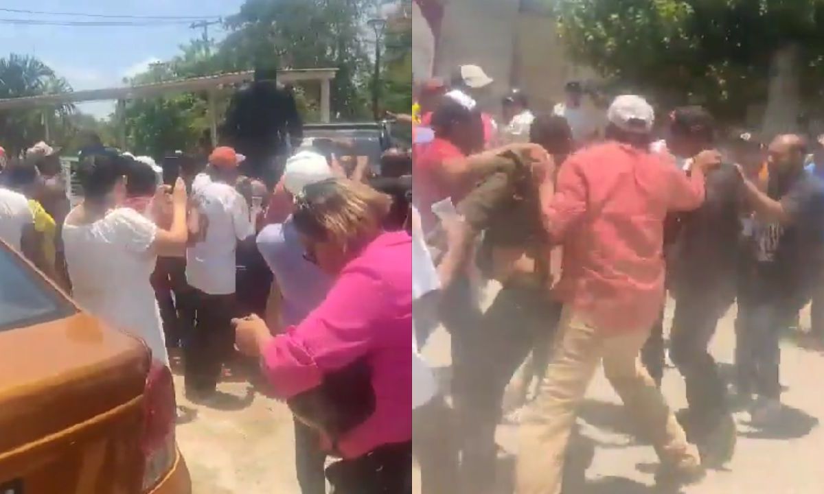 Cae presunto morenista por compra de votos en Yucatán; simpatizantes lo liberan
