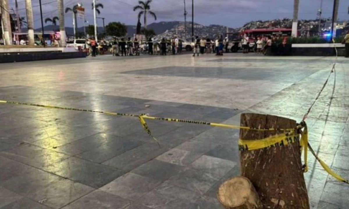 Van nueve heridos tras explosión de artefacto en el Zócalo de Acapulco