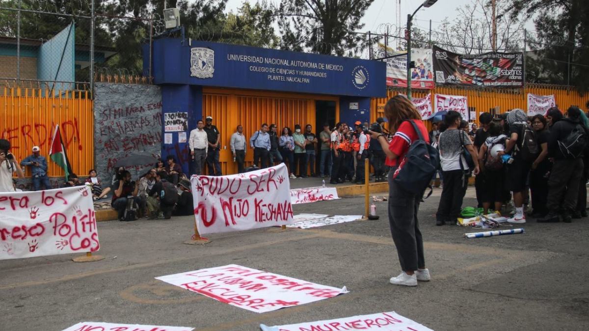 La UNAM informó que se instaló una mesa de diálogo en el Colegio de Ciencias y Humanidades (CCH) plantel Naucalpan.