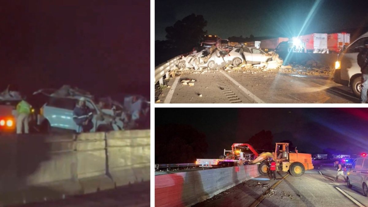 Un fuerte choque se registró la madrugada de este viernes 14 de junio en la autopista México-Puebla, lo que ocasionó el cierre de la misma.