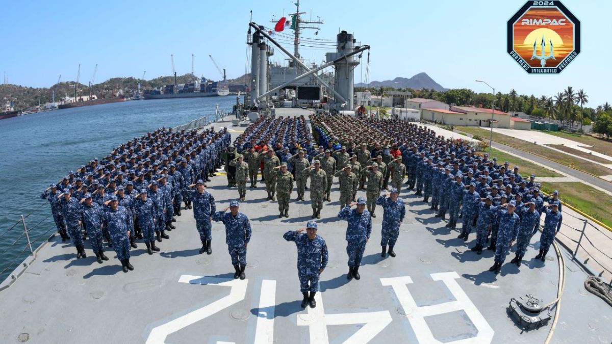 Fuerza. El ARM Usumacinta (en la foto), un buque de desembarco de tropas, y el ARM Juárez, el navío más avanzado de la Armada de la República Mexicana, ya se encuentran en Hawái. 