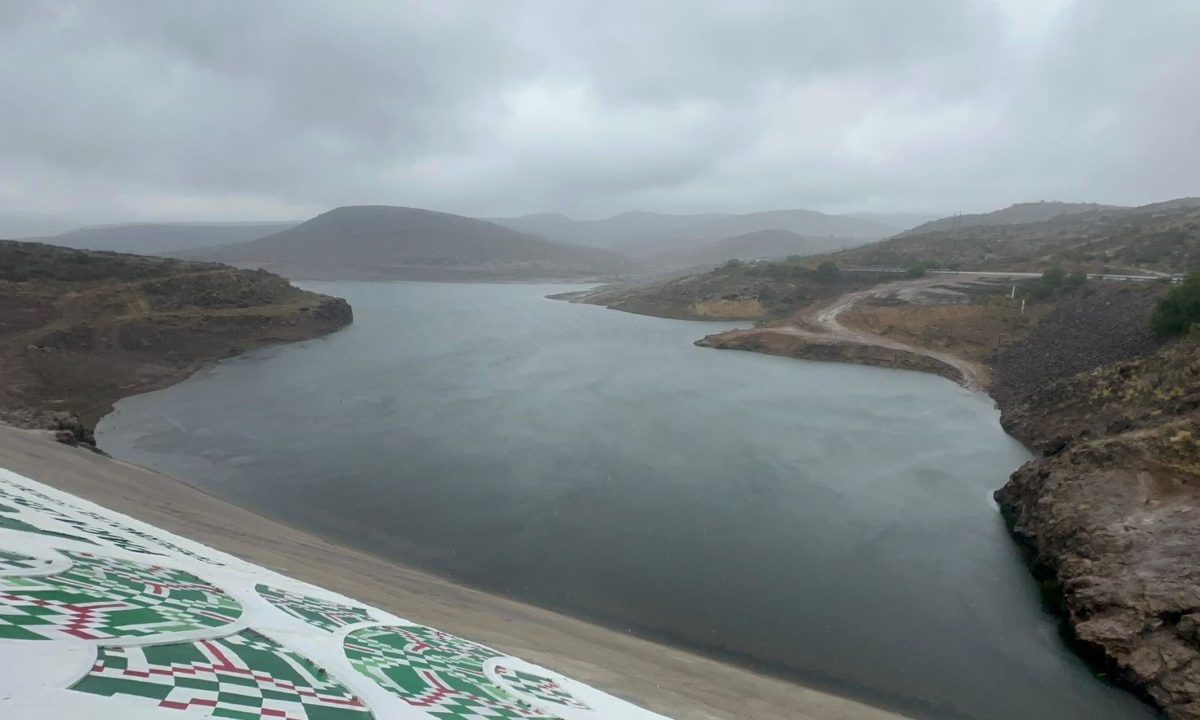 Las lluvias que se han presentado en SLP por el ciclón tropical “Alberto”, han generado un incremento de agua de la Presa El Peaje