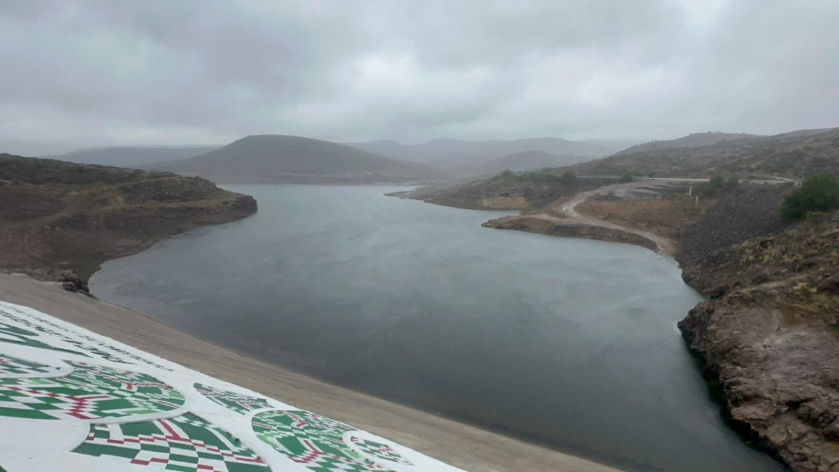 Las lluvias que se han presentado en SLP por el ciclón tropical “Alberto”, han generado un incremento de agua de la Presa El Peaje