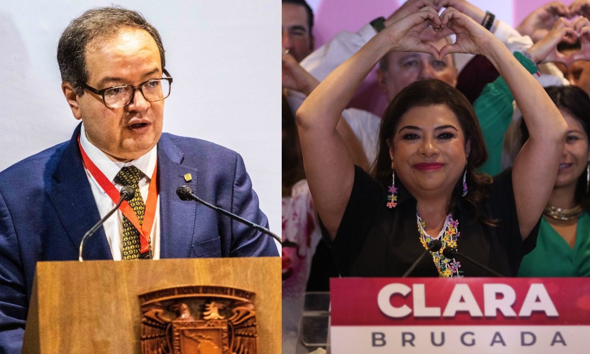 El rector de la UNAM, Leonardo Lomelí Vanegas, felicitó a Clara Brugada por su triunfo en las elecciones del pasado 2 de junio.