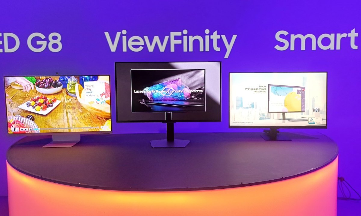 Samsung presentó de manera oficial sus nuevos tres monitores Odyssey OLED G8, Smart Monitor M8 y ViewFinity