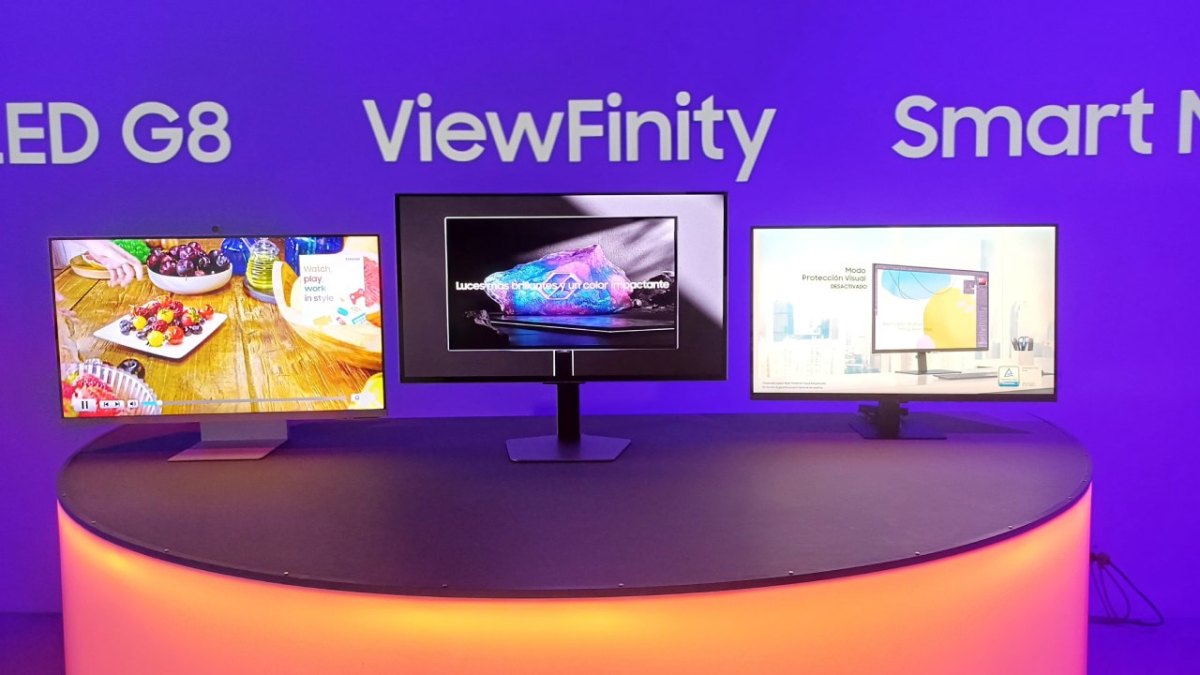 Samsung presentó de manera oficial sus nuevos tres monitores Odyssey OLED G8, Smart Monitor M8 y ViewFinity