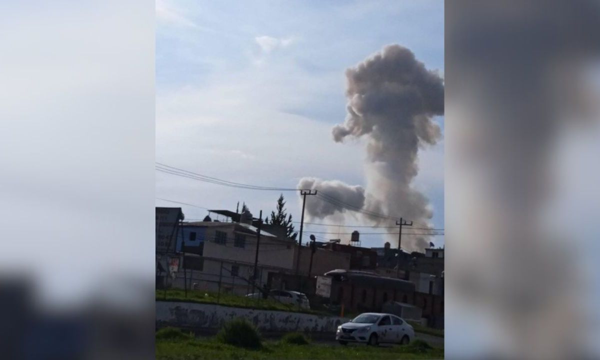 Se registra explosión de polvorines en Almoloya de Juárez; hay tres heridos