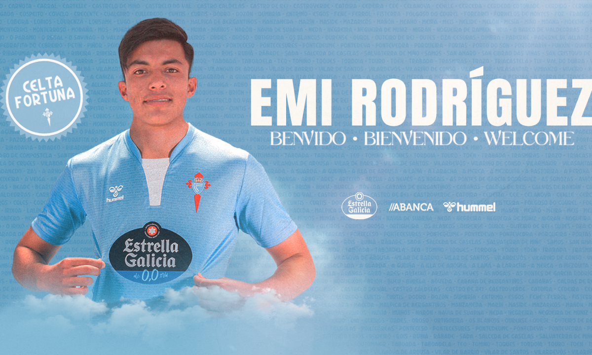 Emilio Rodríguez, joven canterano de Club Pachuca, fue cedido a la filial del Celta de Vigo para comenzar el camino del sueño europeo.