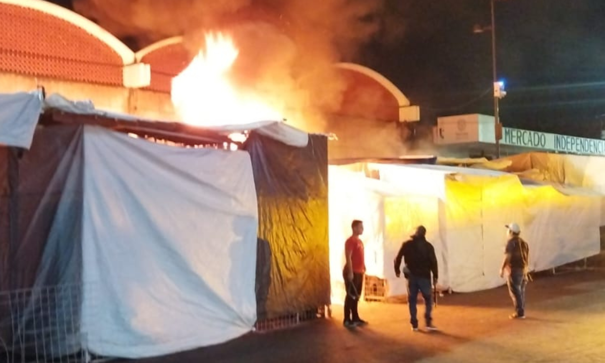 Incendio mercado morelia