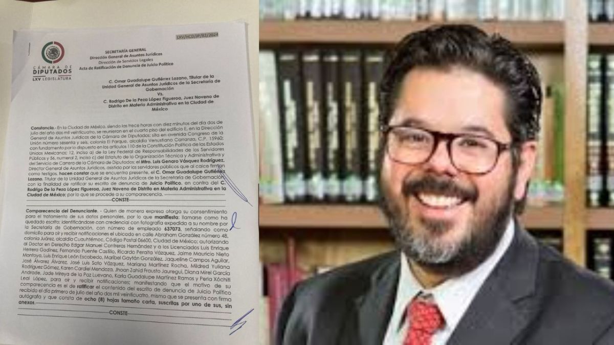 Gobernación ratifica petición de juicio político para el juez De la Peza