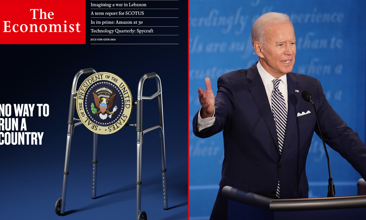 The Economist arremete contra Biden en la carrera presidencial de EU