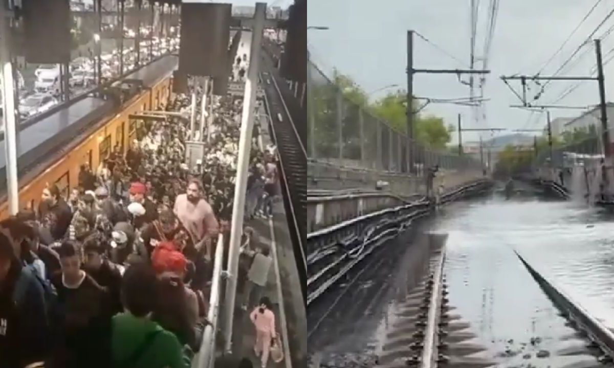 Interrumpe lluvia servicio en Línea A del Metro