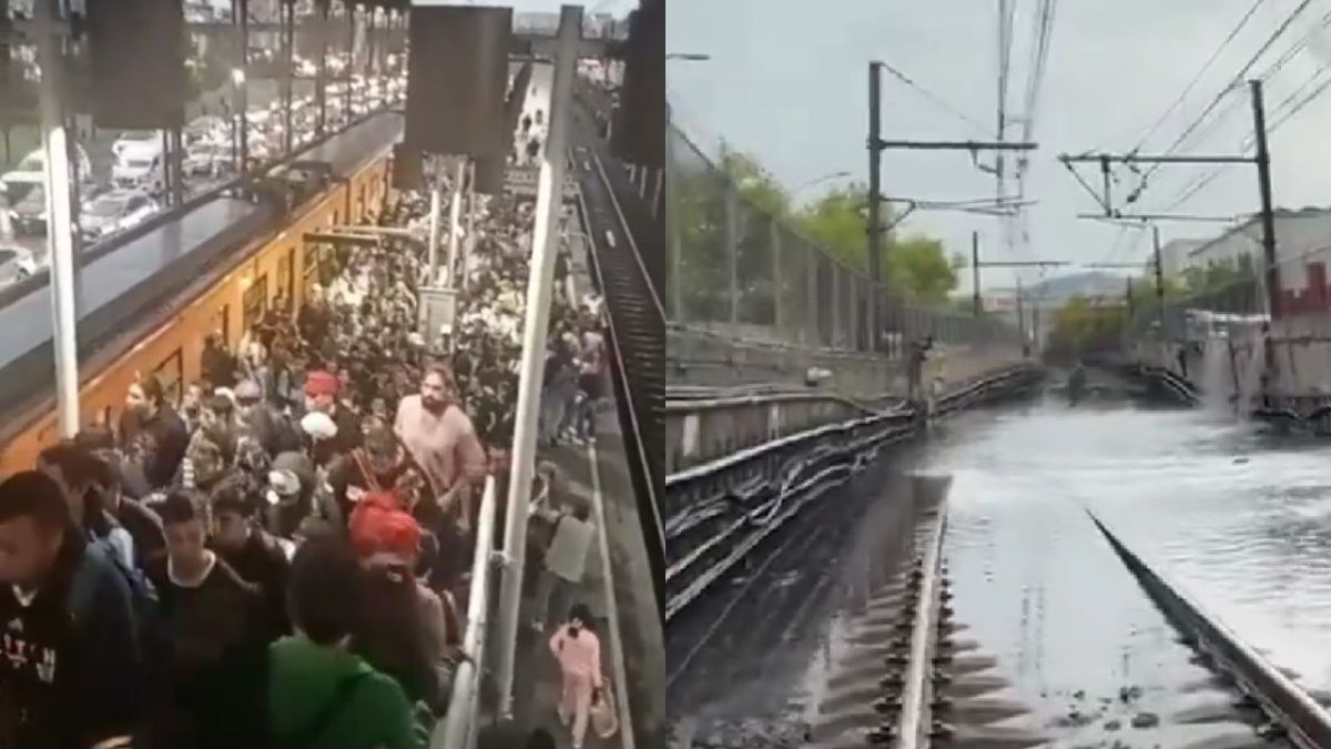 Interrumpe lluvia servicio en Línea A del Metro