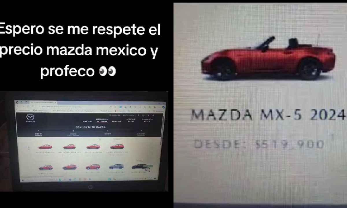 Mazda demandará a joven que intentó comprar auto en menos de 600 pesos