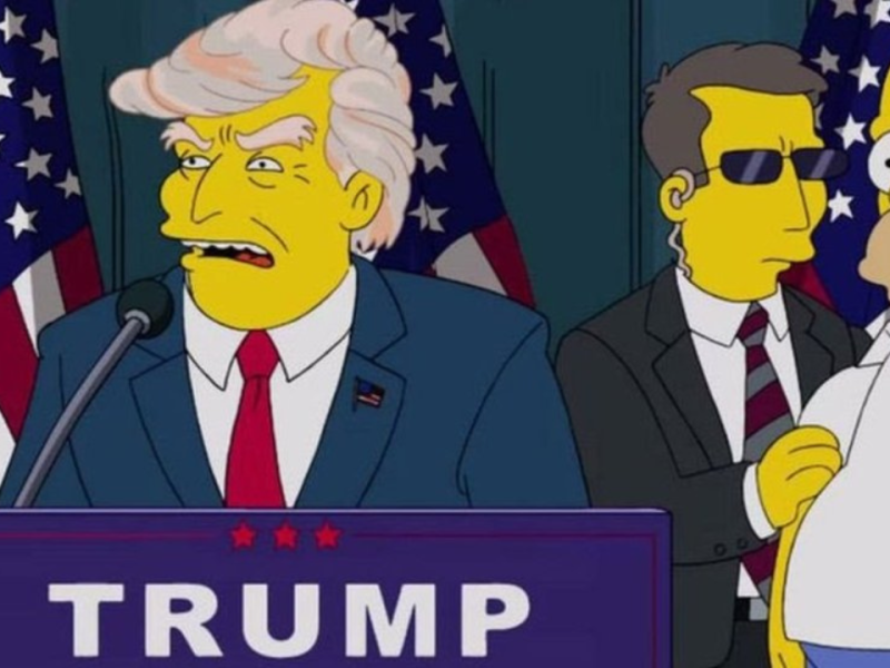 Retiran episodio de “Los Simpson” tras atentado contra Donald Trump