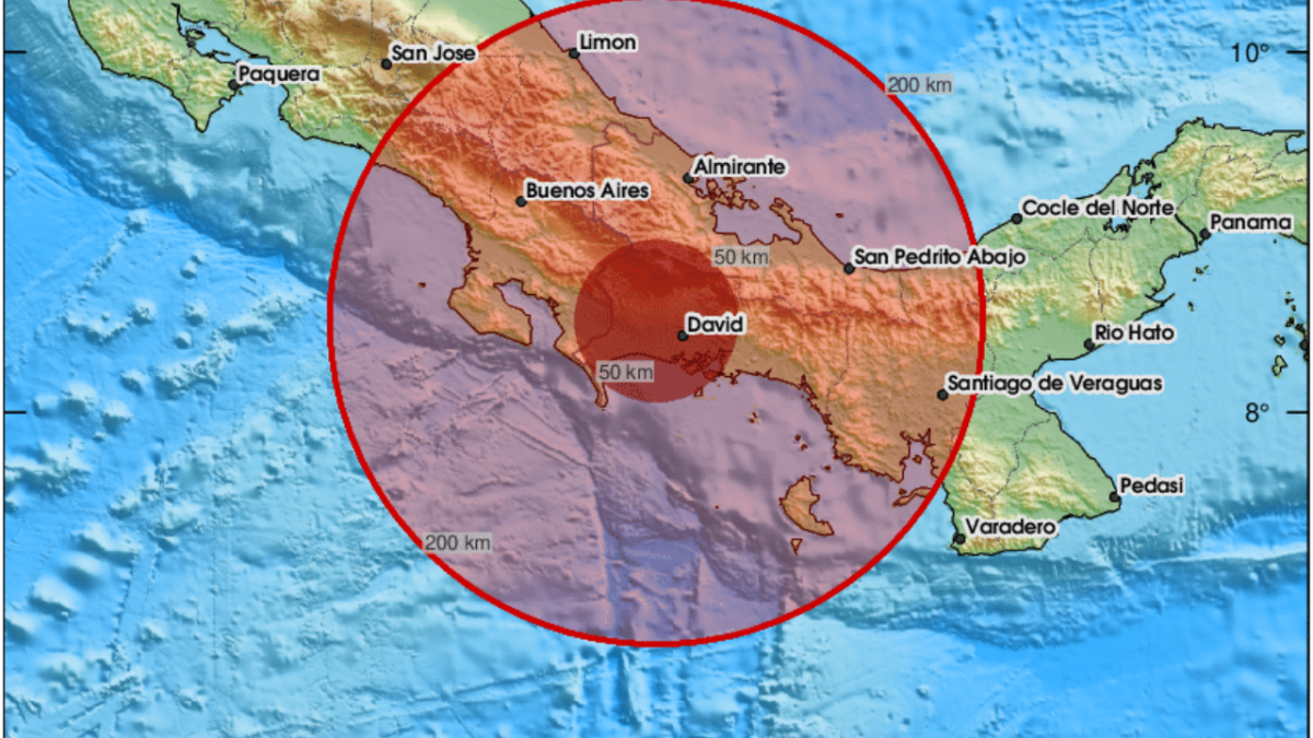 Sismo en Panamá