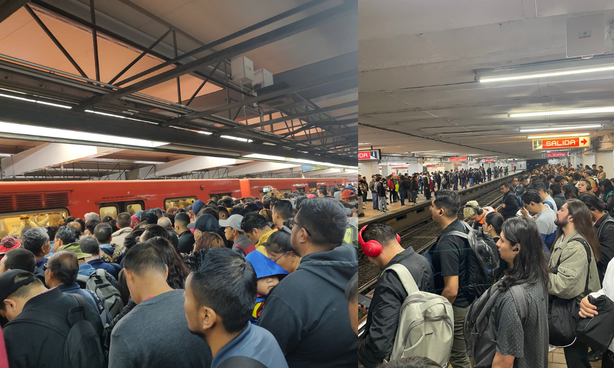 caos en la línea 5 y 6 del Metro