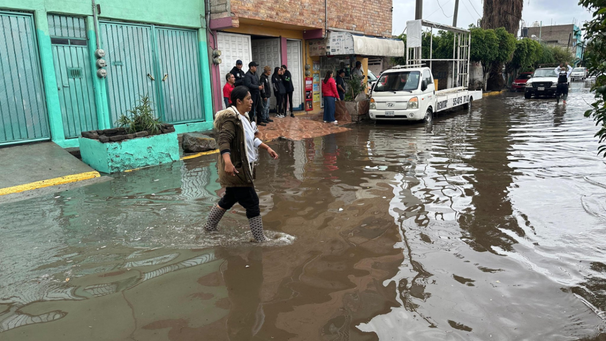 Inundaciones en Chimalhuacán