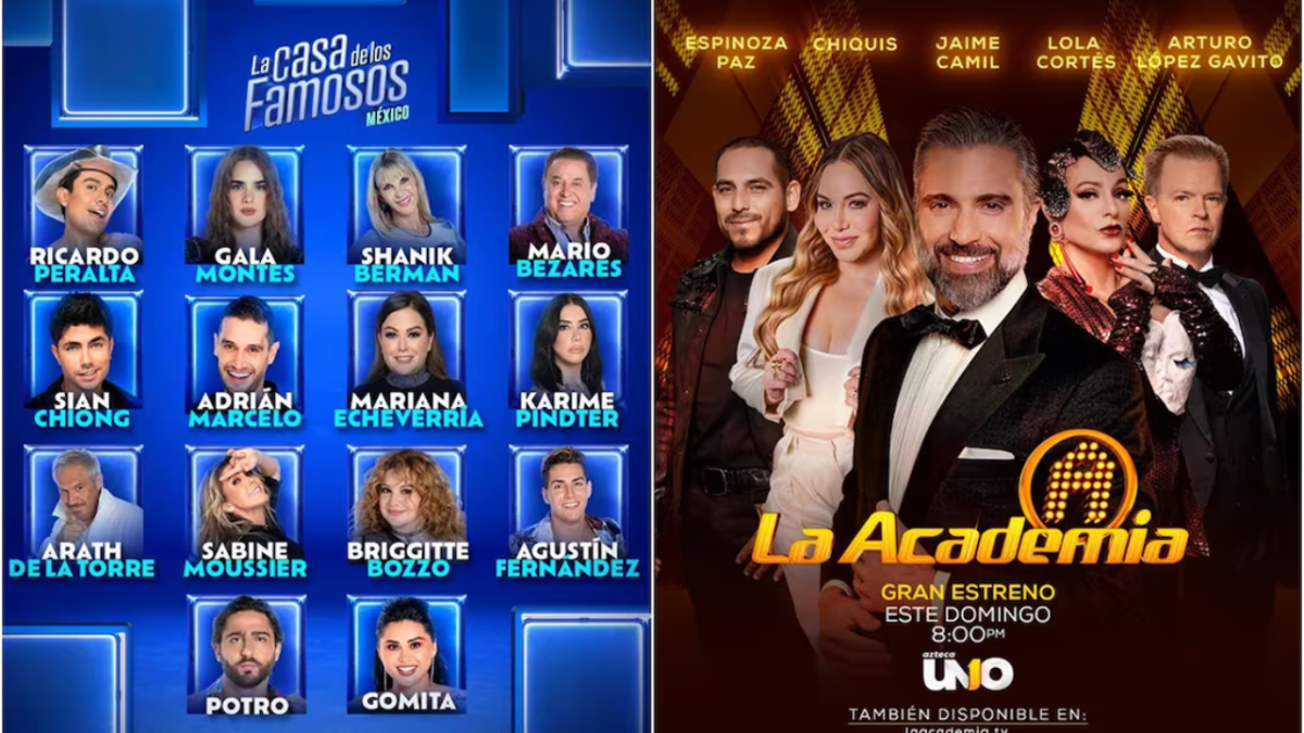 "La Academia" y "La Casa de los Famosos 2"