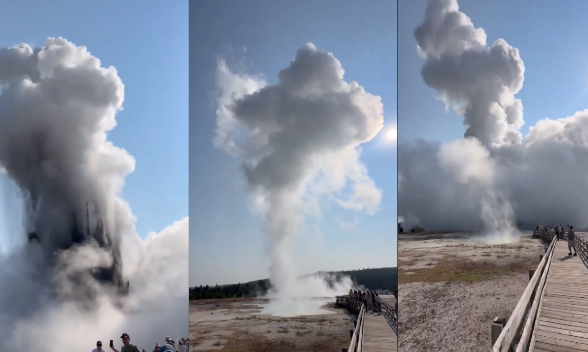 Explosión en Yellowstone