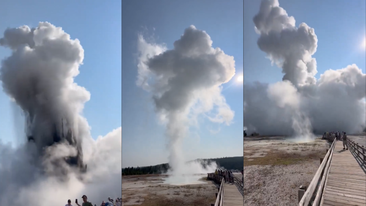 Explosión en Yellowstone