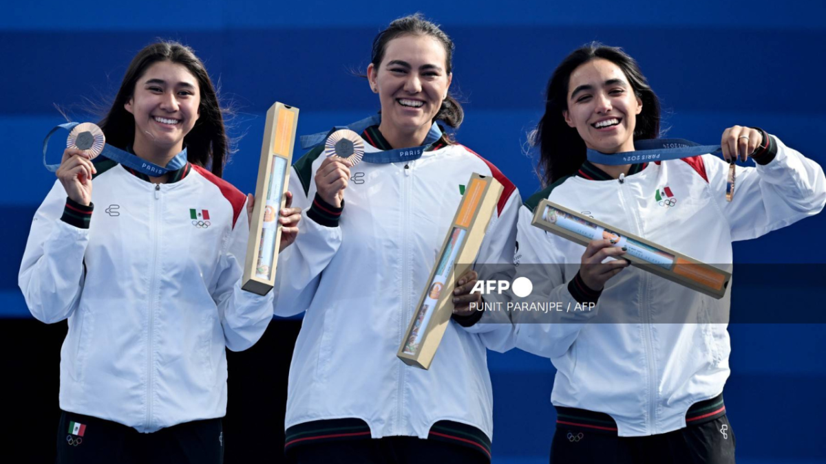 Equipo de tiro con arco mexicano y sus medallas