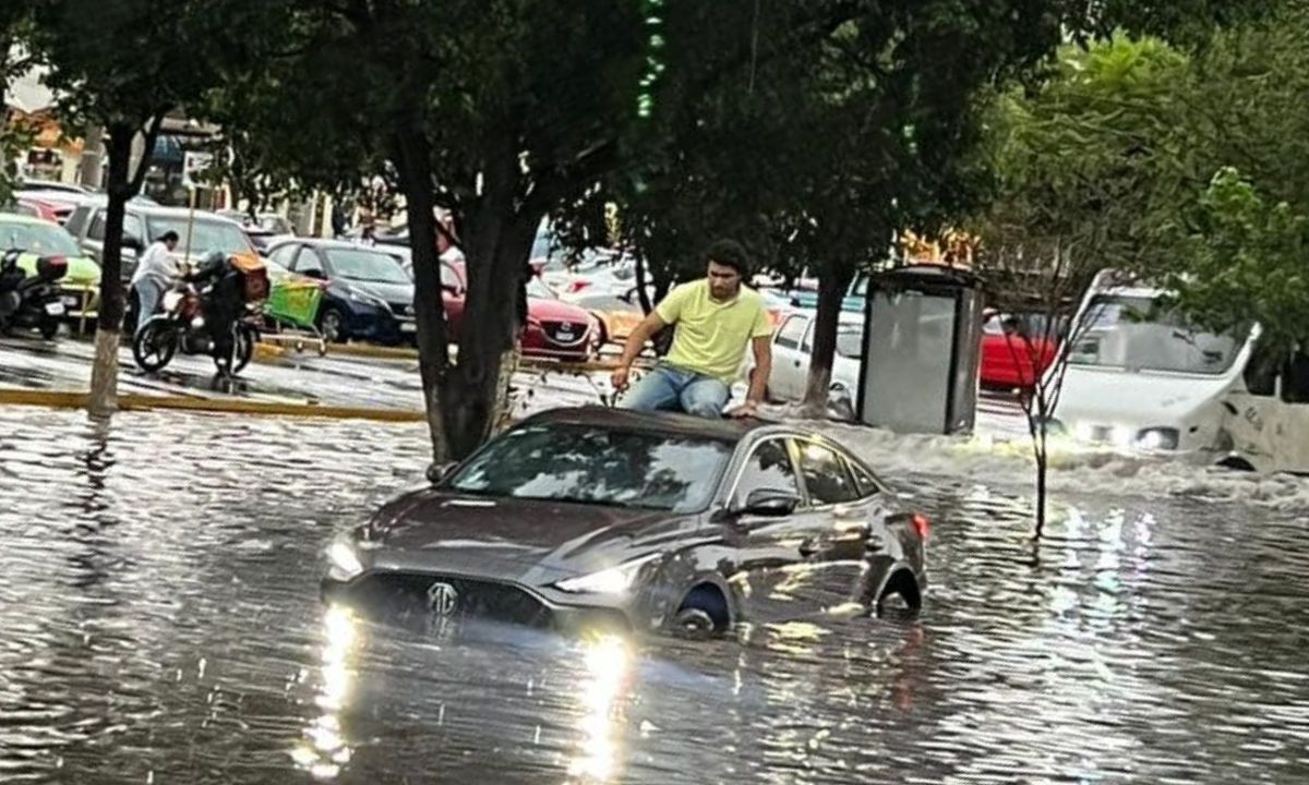 Se reportaron fuertes lluvias en Morelia este 9 de julio