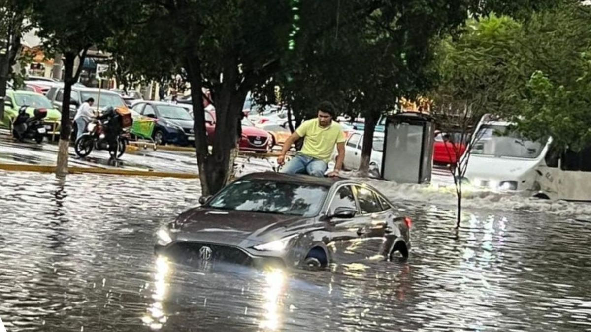 Se reportaron fuertes lluvias en Morelia este 9 de julio