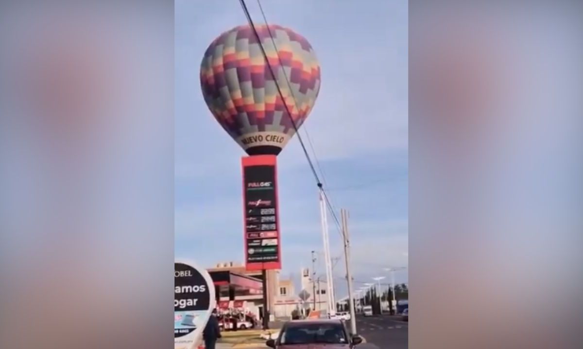 Aterriza de emergencia un globo aerostático en Tecámac, el segundo en julio