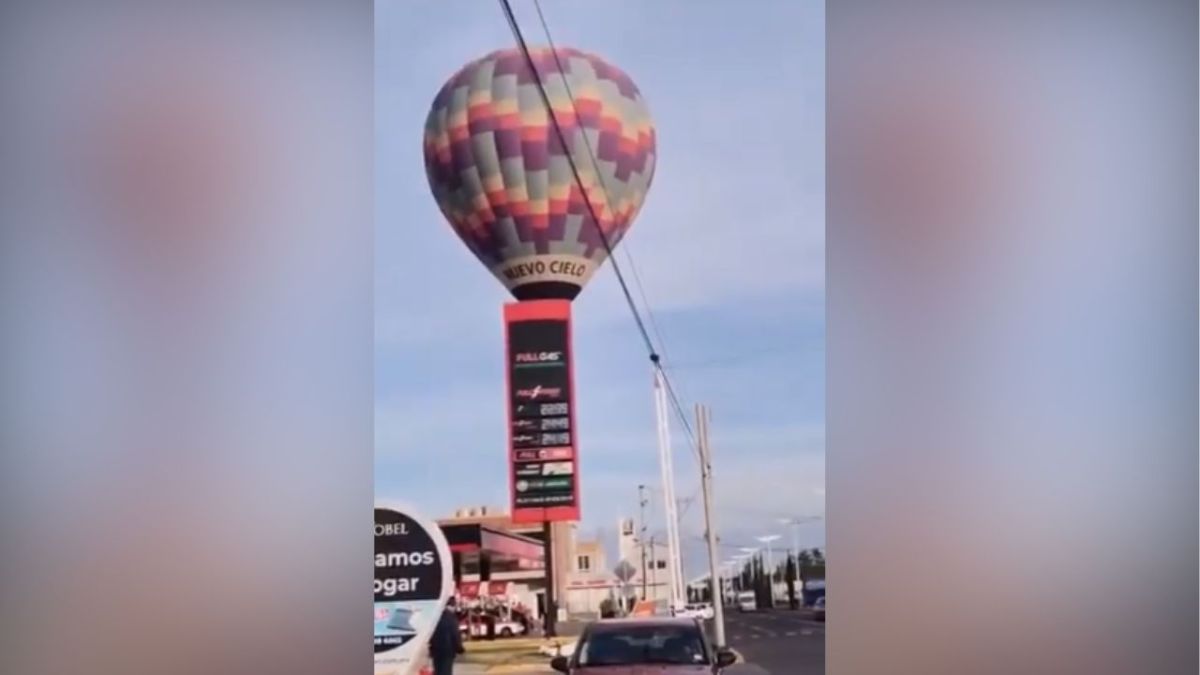 Aterriza de emergencia un globo aerostático en Tecámac, el segundo en julio