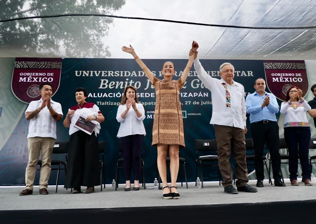 Claudia Sheinbaum, virtual presidenta electa, ofreció darle continuidad al programa de Universidades del Bienestar en todo el país.