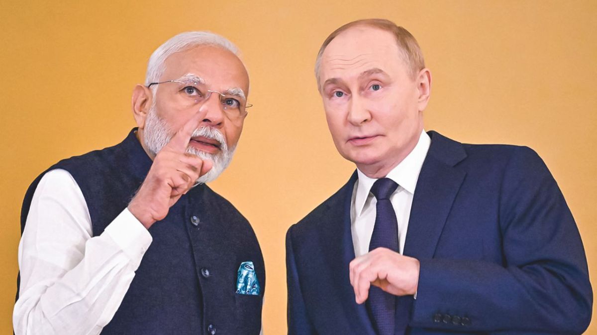 VISITA. El primer ministro de India se reunió el lunes con Putin en medio de tensiones por la invasión rusa a Ucrania.