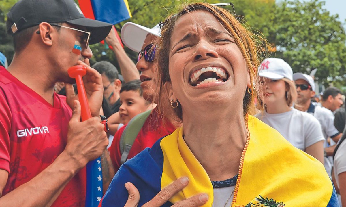 CAMBIO. La mayoría de los manifestantes confían en que Maduro aceptará los resultados.