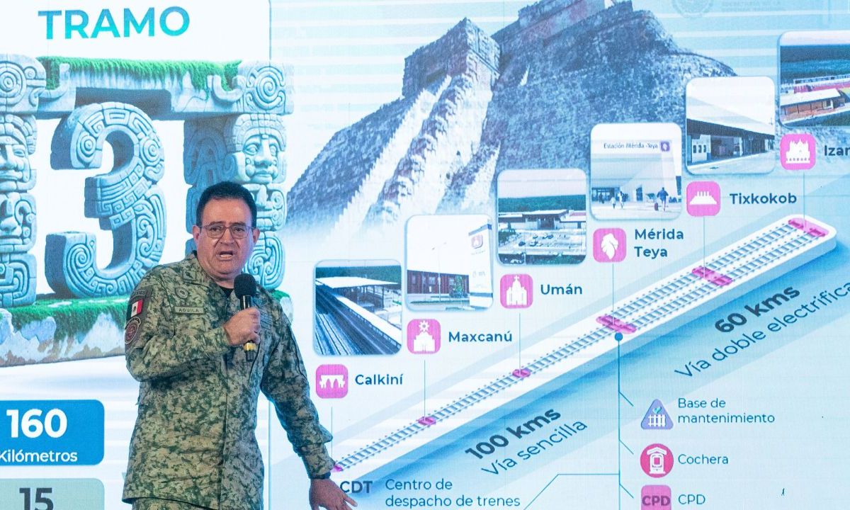 Mañanera. Óscar David Lozano Águila, director del Tren Maya detalló que alrededor de 277 mil pasajeros han viajado en el Jaguar Rodante.