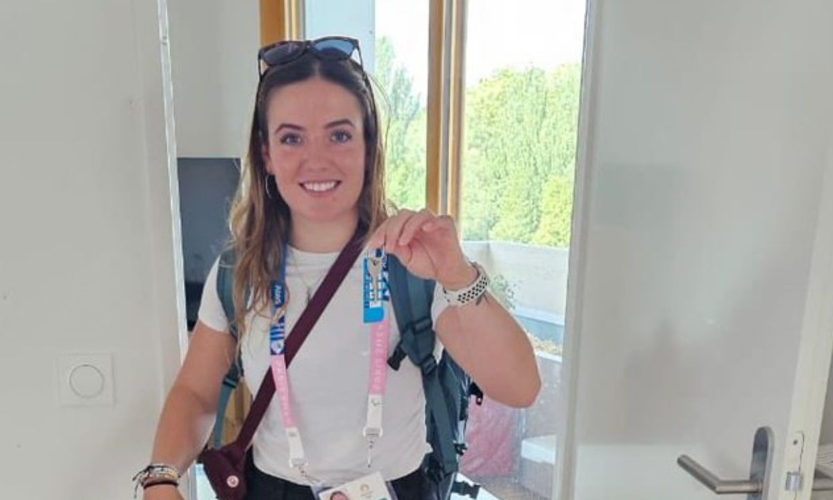 La piragüista mexicana Sofía Reinoso fue la primera atleta tricolor en arribar y hacer uso de la Villa Olímpica dispuesta para los Juegos Olímpicos de París 2024