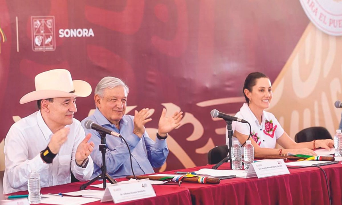 Sonora. El gobernador agradeció el respaldo del presidente López Obrador y de la virtual presidenta, Claudia Sheinbaum